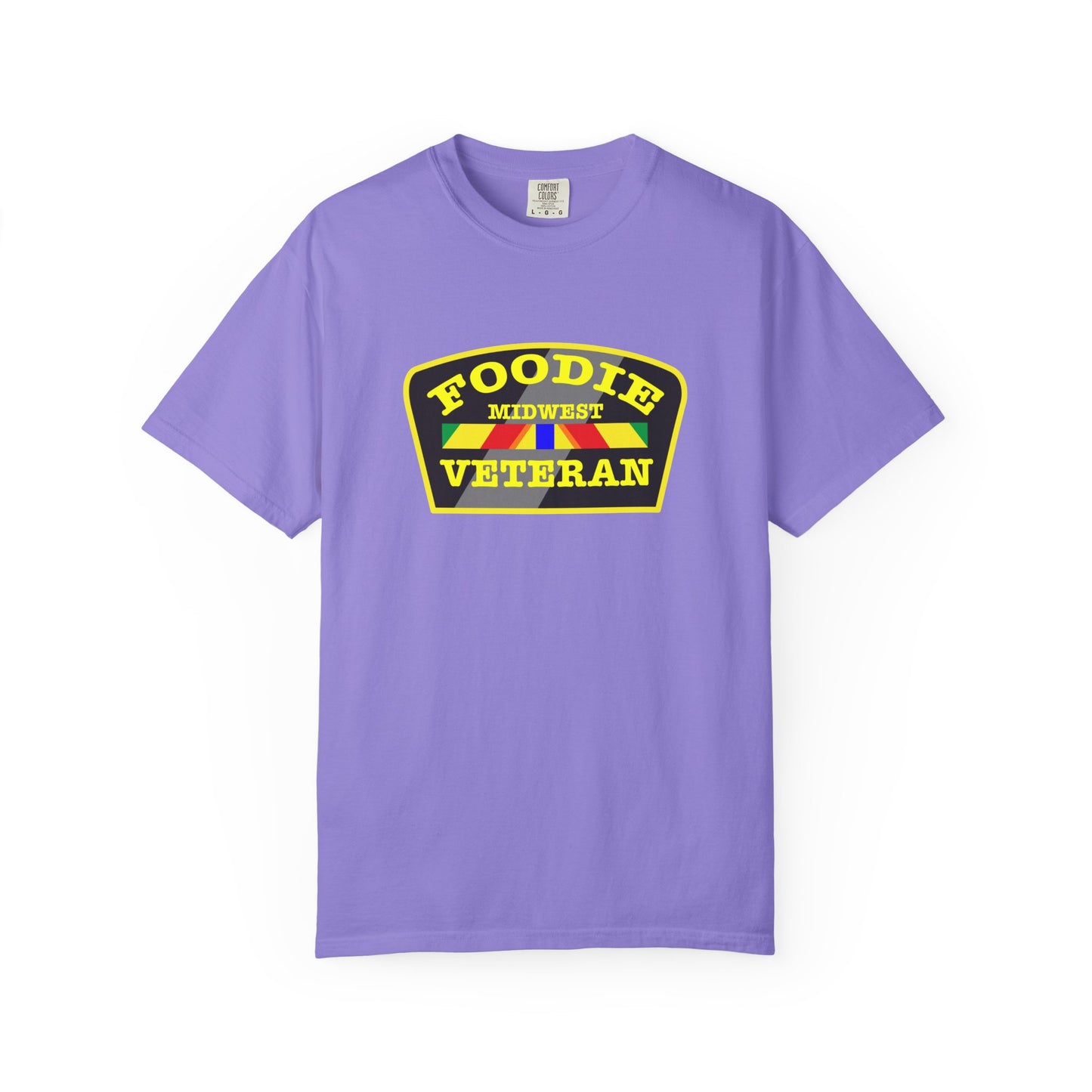 L.O.E.F Foodie Veteran MIDWEST Unisex Tee Shirt (Yellow)