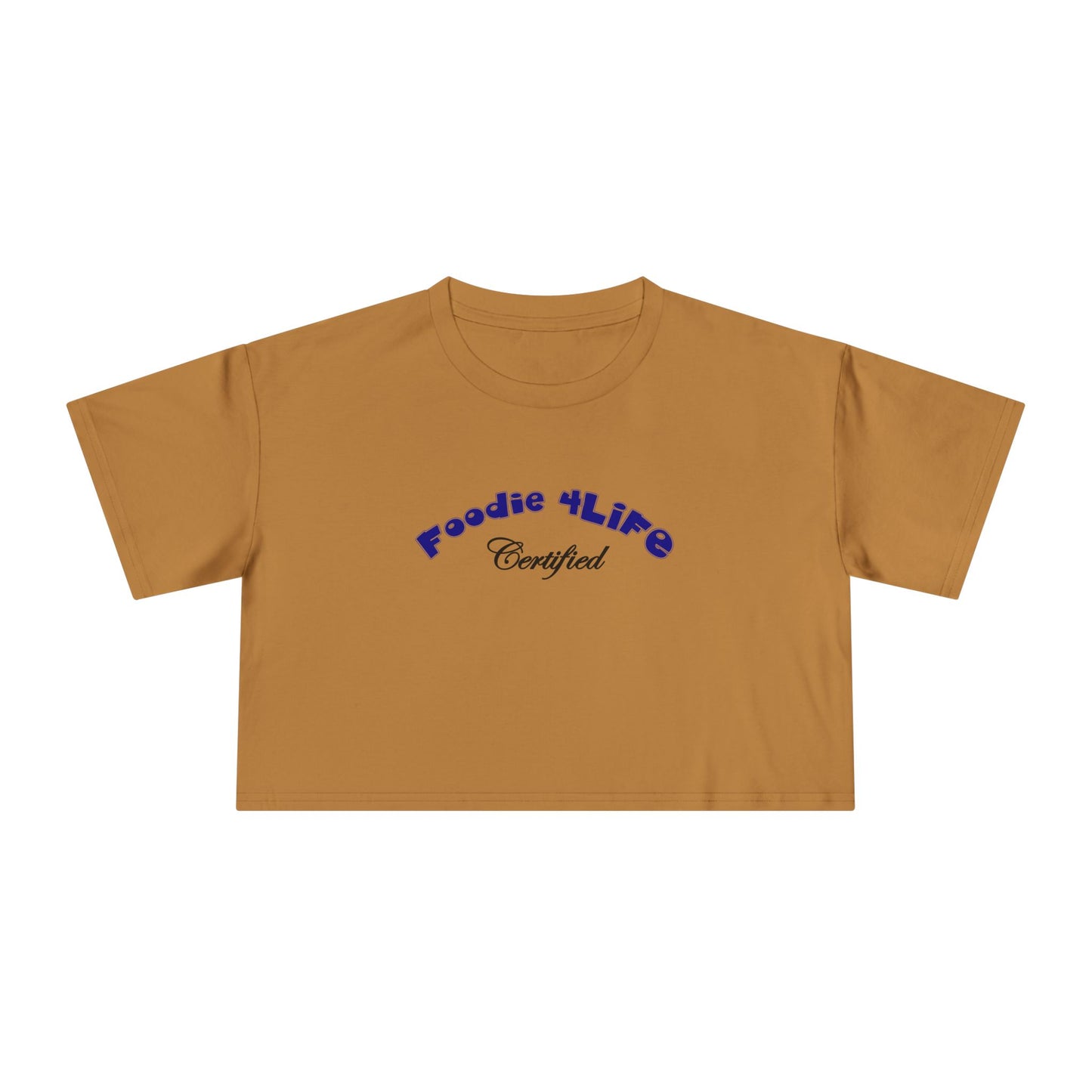 L.O.E.F Foodie 4Life Certified Crop Tee (Dark Blue)