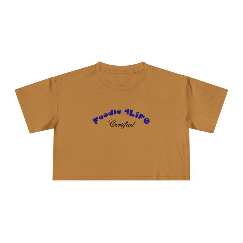 L.O.E.F Foodie 4Life Certified Crop Tee (Dark Blue)