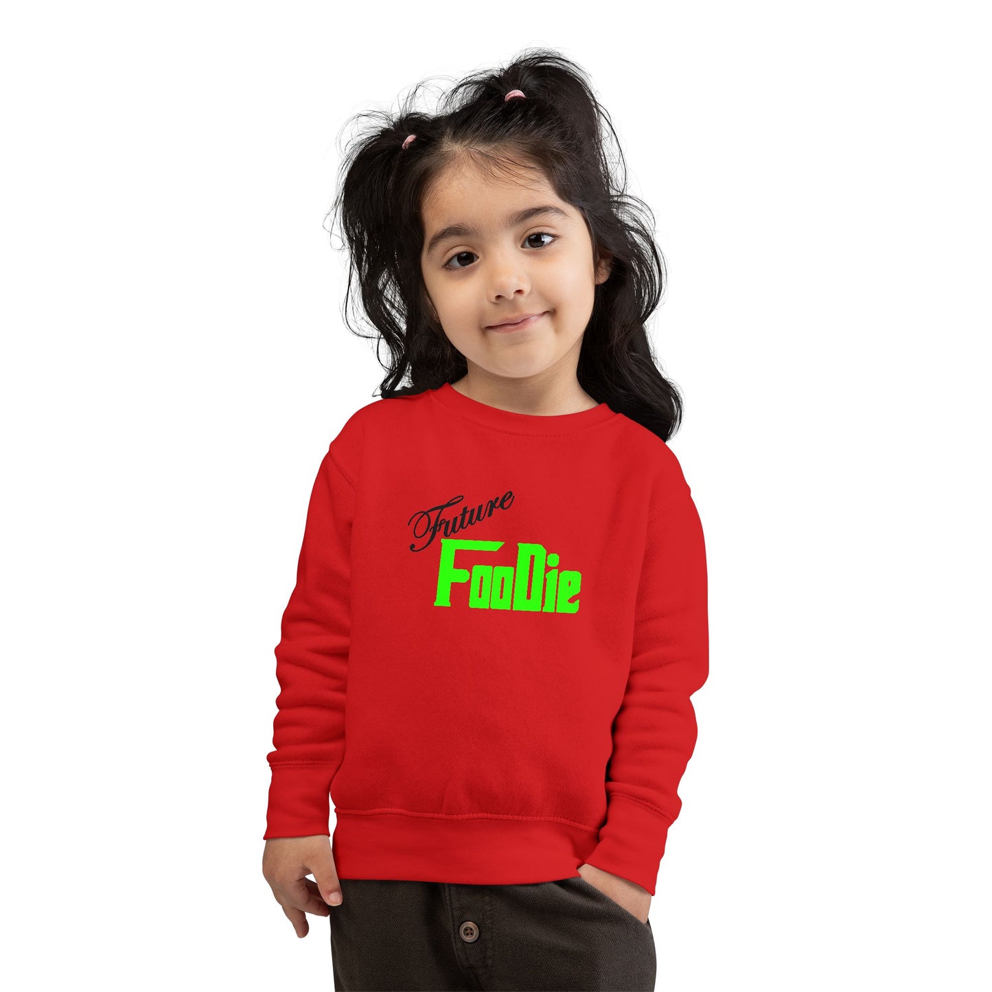 L.O.E.F Future Foodie Toddler Sweatshirt (Neon Green)