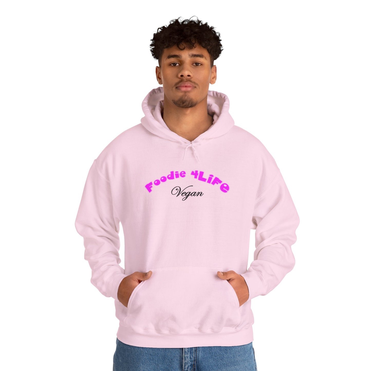 L.O.E.F Foodie 4Life Vegan Hoodie (Fuchsia)
