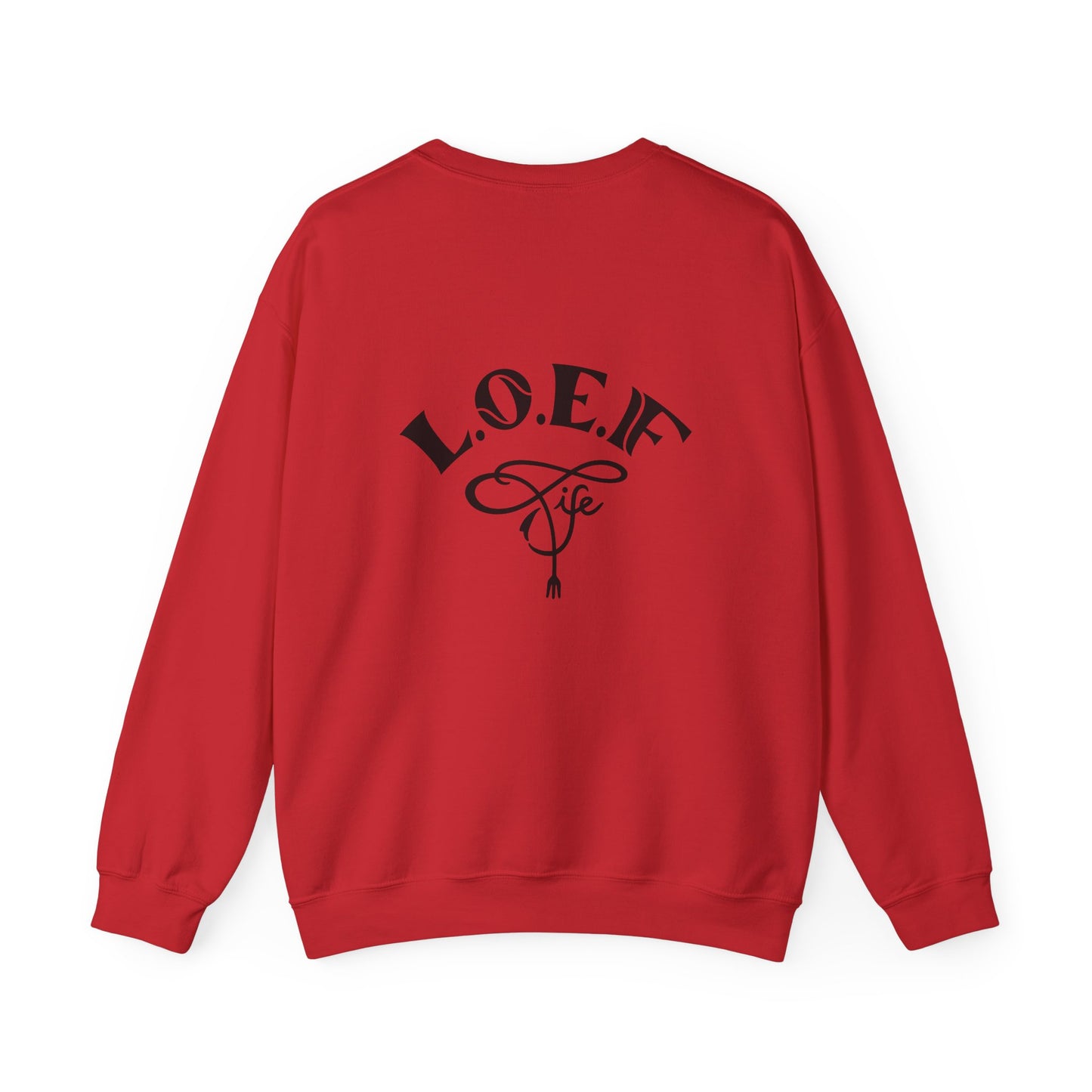 L.O.E.F Foodie 4Life Vegan Unisex Sweatshirt (Machalite Green)