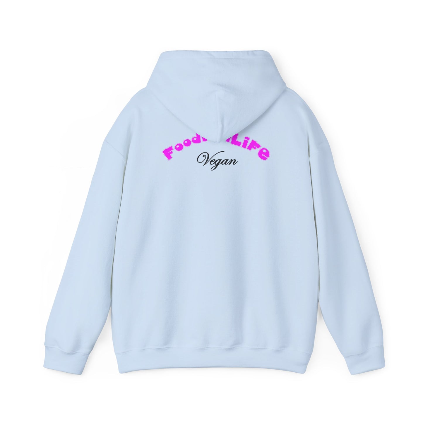 L.O.E.F Foodie 4Life Vegan Hoodie (Fuchsia)