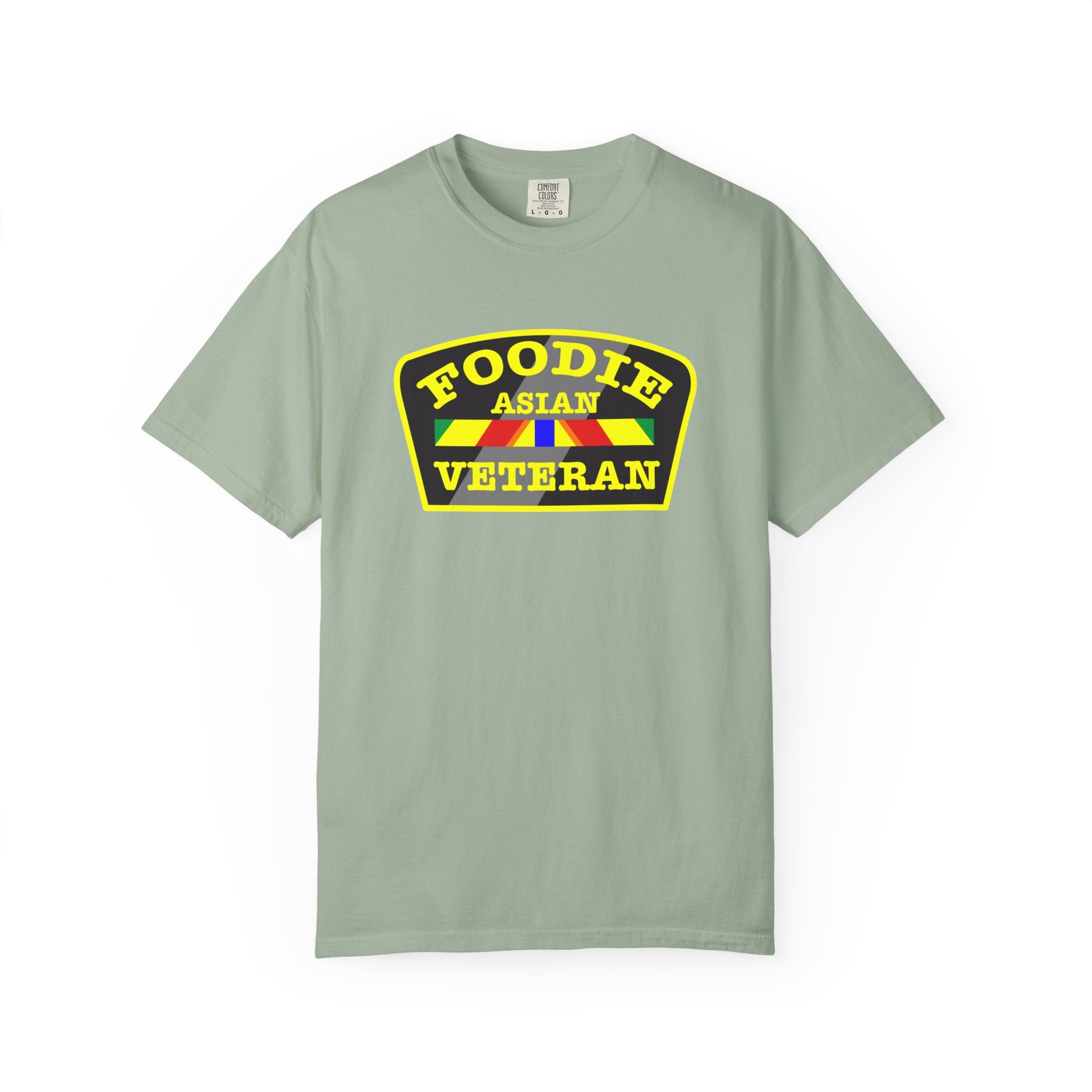 L.O.E.F Foodie Veteran ASIAN Unisex Tee Shirt (Yellow)