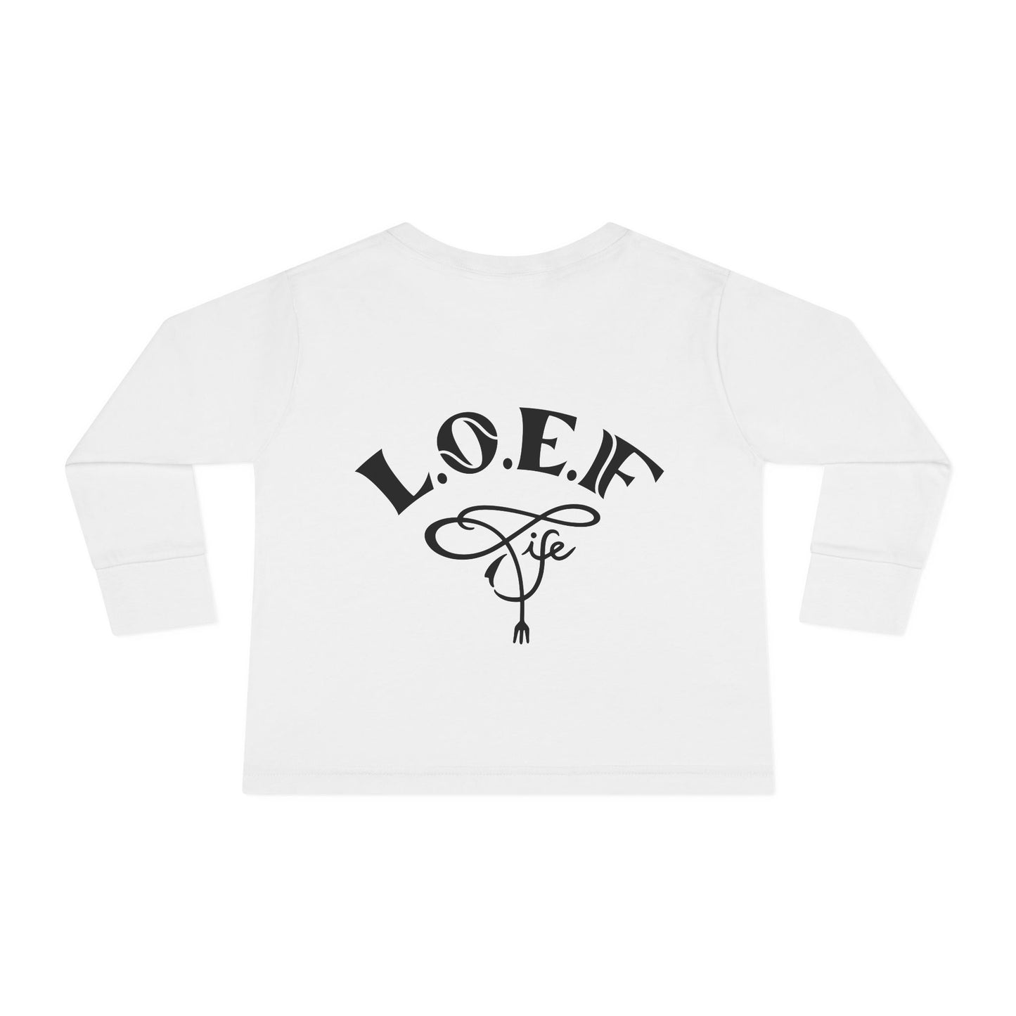 L.O.E.F Foodie 4Life Baby Long Sleeve Tee  (Violet)