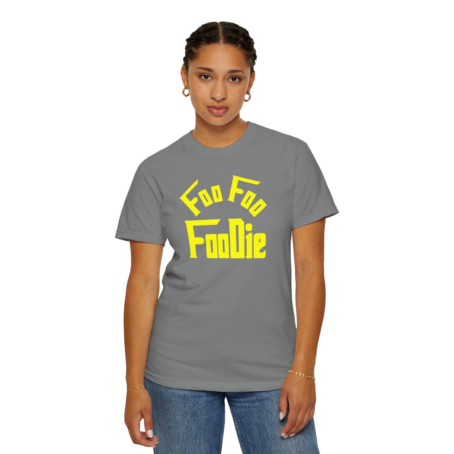 L.O.E.F FOO FOO FOODIE Unisex Tee shirt (Yellow)