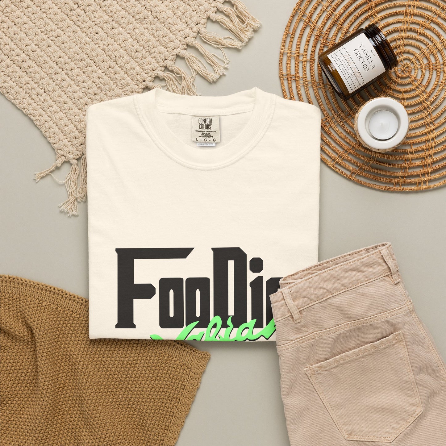 L.O.E.F Foodie Mafia Unisex Tee shirt (Mint Green)