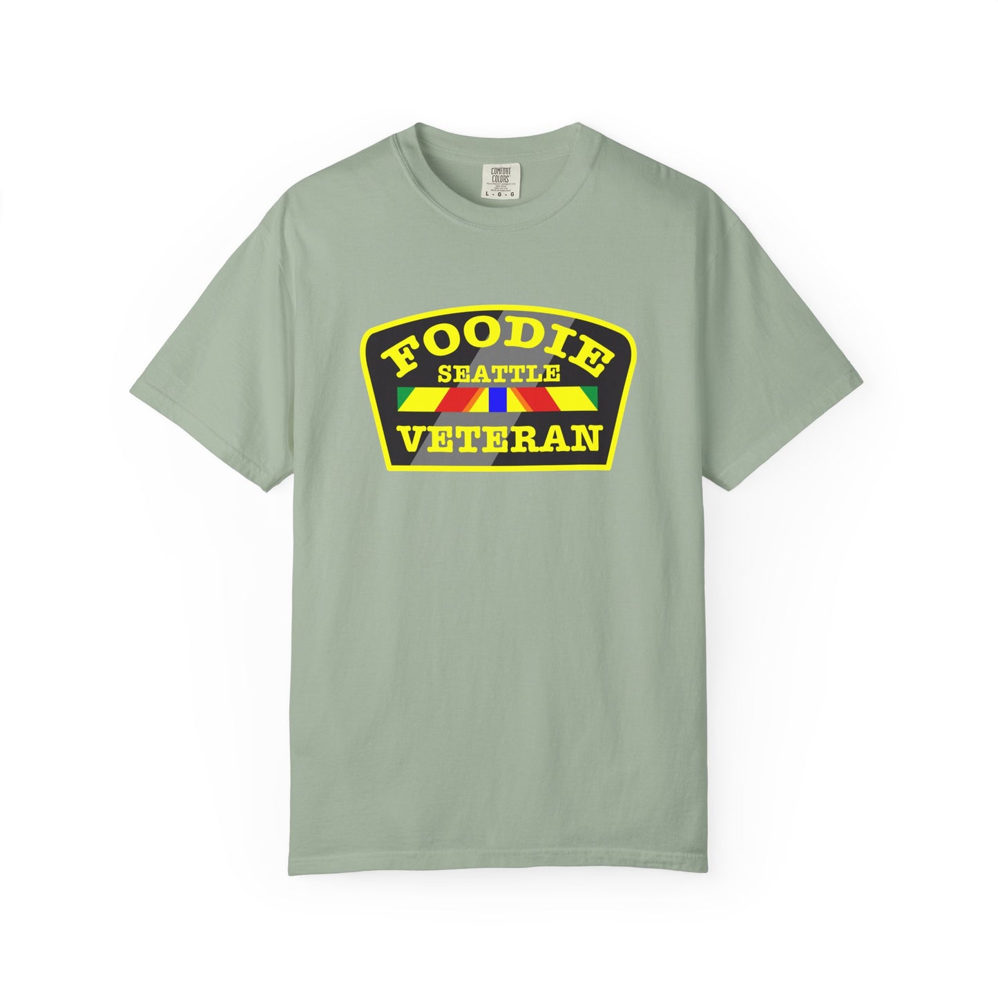 L.O.E.F Foodie Veteran SEATTLE Unisex Tee Shirt (Yellow)