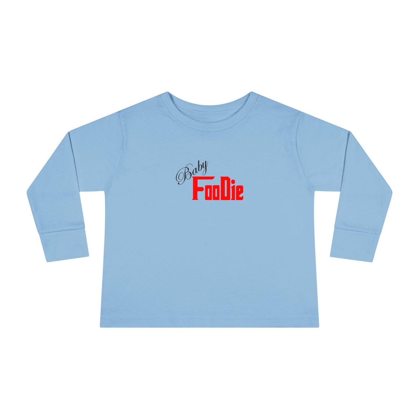 L.O.E.F Baby Foodie Toddler Long Sleeve Tee (Fiery Red)