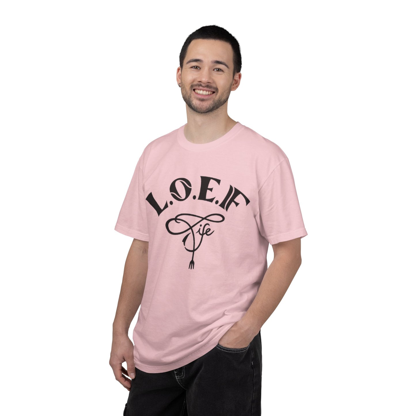 L.O.E.F Life Unisex Tee Shirt (Black)