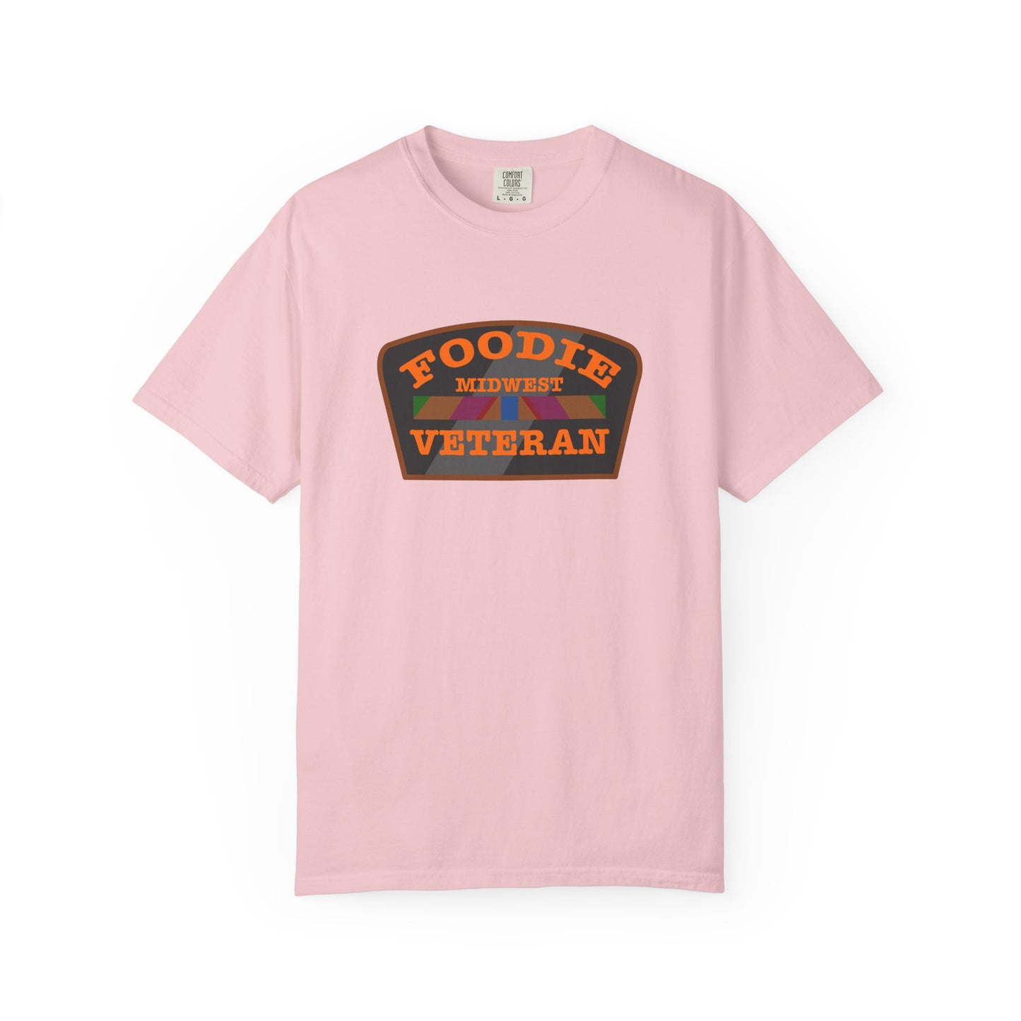 L.O.E.F Foodie Veteran MIDWEST Unisex Tee Shirt (Orange)