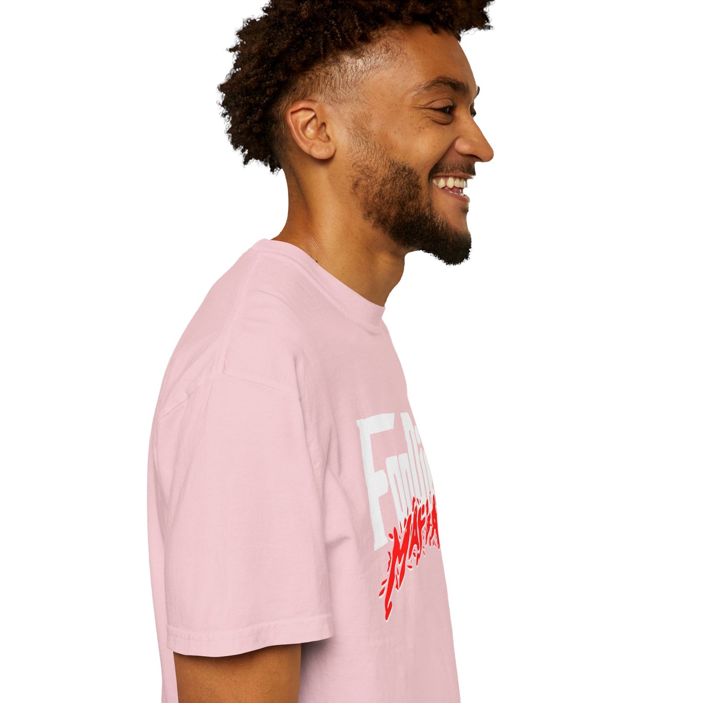 L.O.E.F Foodie Mafia Unisex Tee Shirt  (Red)