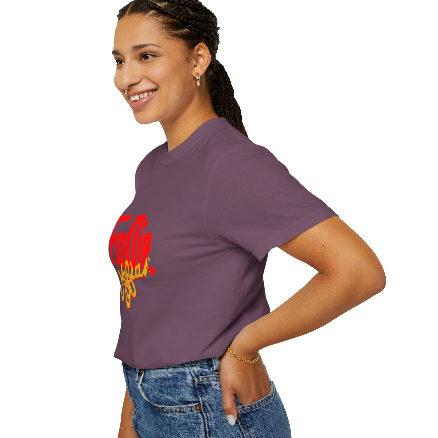 L.O.E.F Red Foodie Mafia Unisex Tee Shirt (Gold)