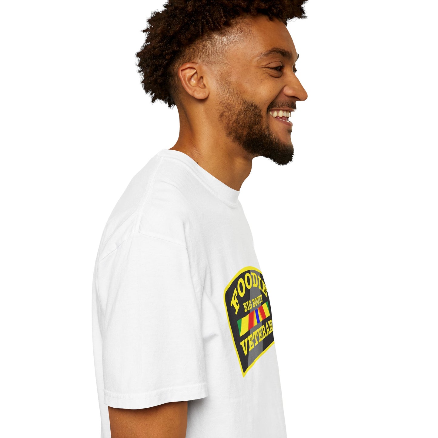L.O.E.F Foodie Veteran BIG BOOTY Unisex Tee Shirt (Yellow)