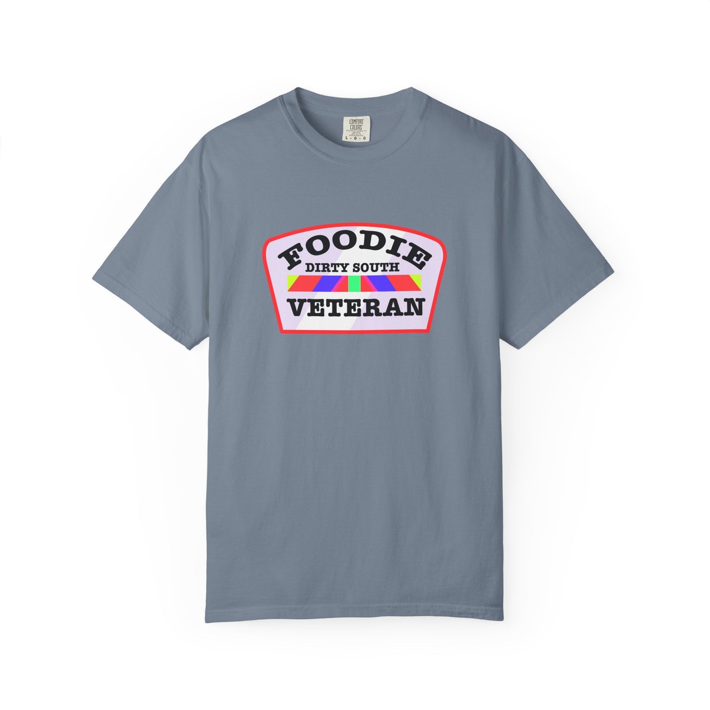 L.O.E.F Foodie Veteran DIRTY SOUTH Unisex Tee Shirt (Soft Pink)