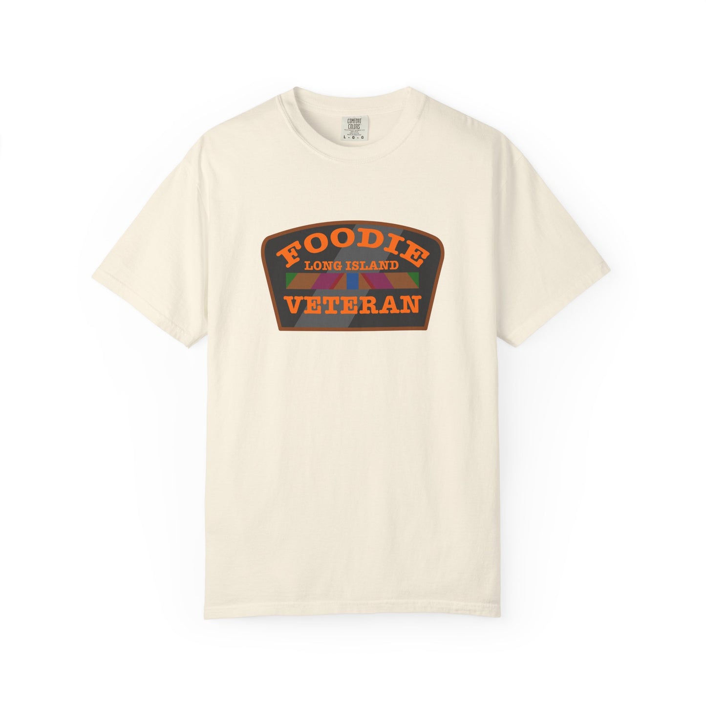 L.O.E.F Foodie Veteran Long Island Unisex Tee Shirt (Orange)