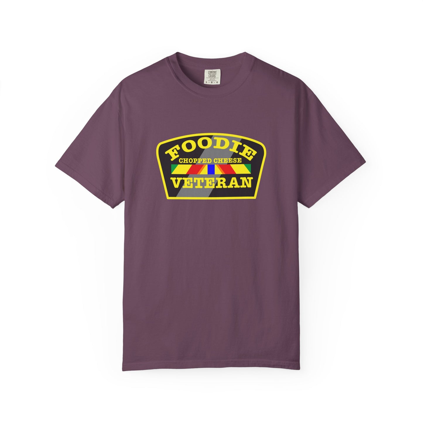L.O.E.F Foodie Veteran Chopped Cheese Unisex Tee Shirt (Yellow)