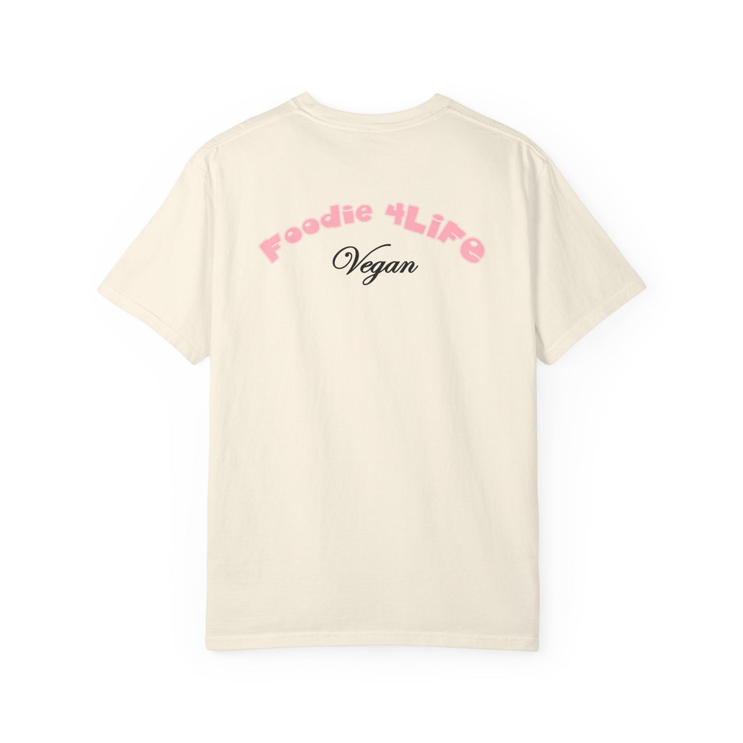 L.O.E.F Foodie 4Life Vegan Unisex Tee Shirt (Soft Pink)