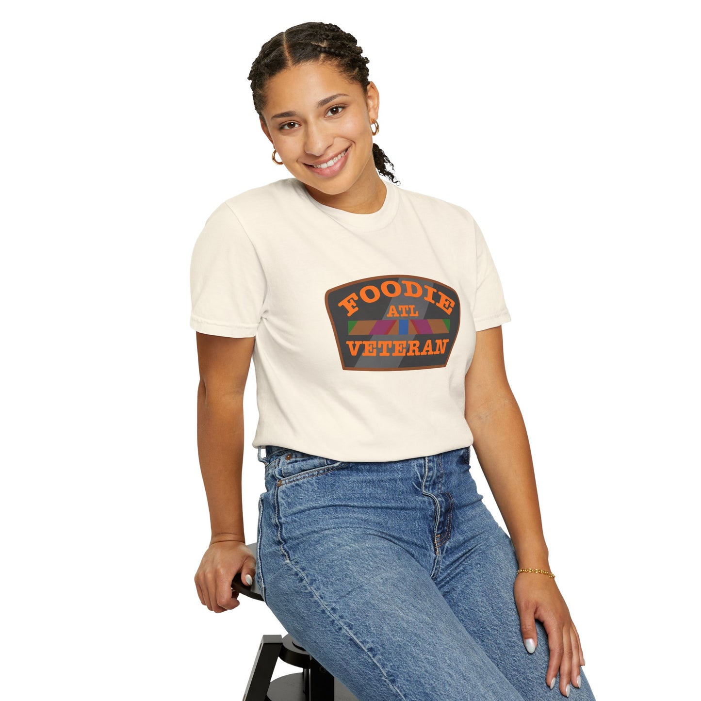 L.O.E.F Foodie Veteran ATL Unisex Tee Shirt (Orange)