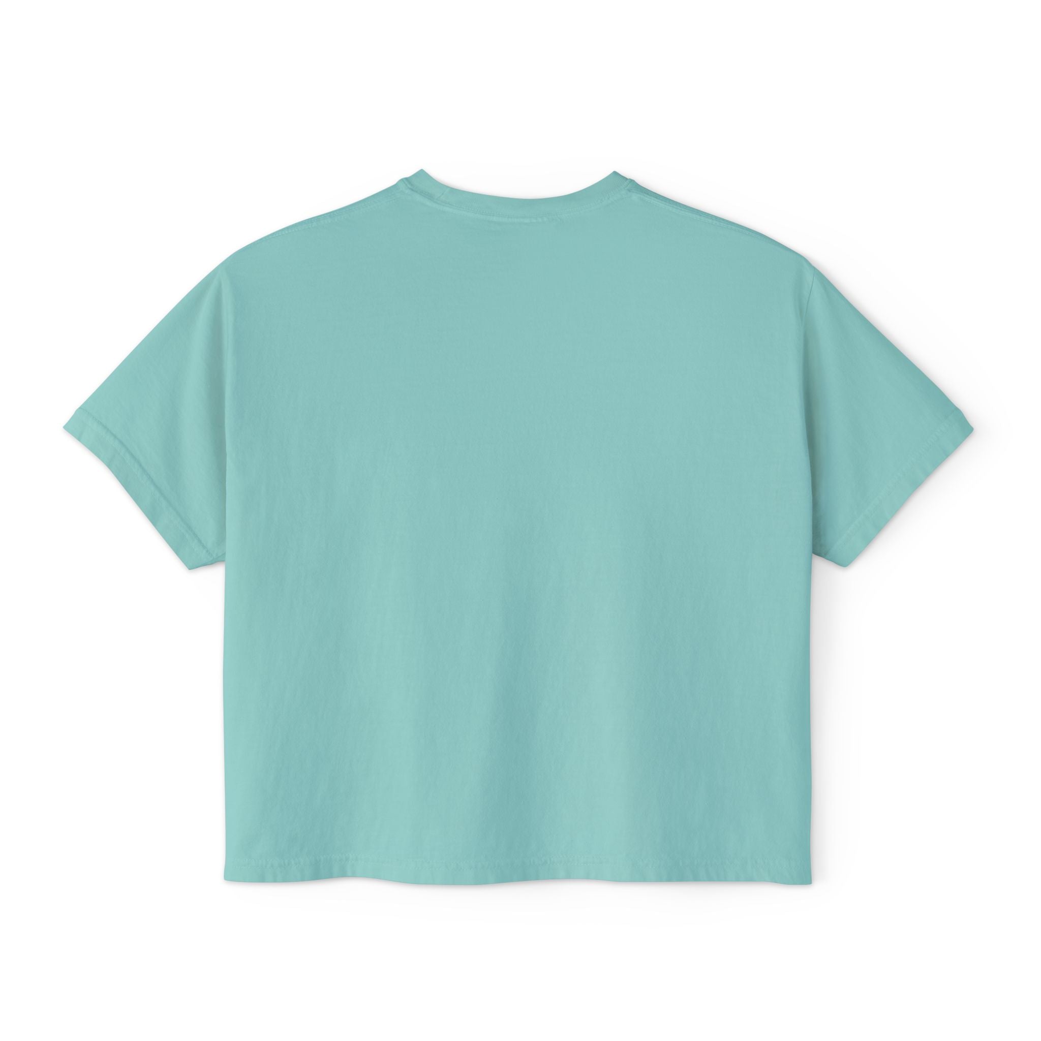 L.O.E.F FOO FOO FOODIE Women Boxy Tee(Fiery Red)