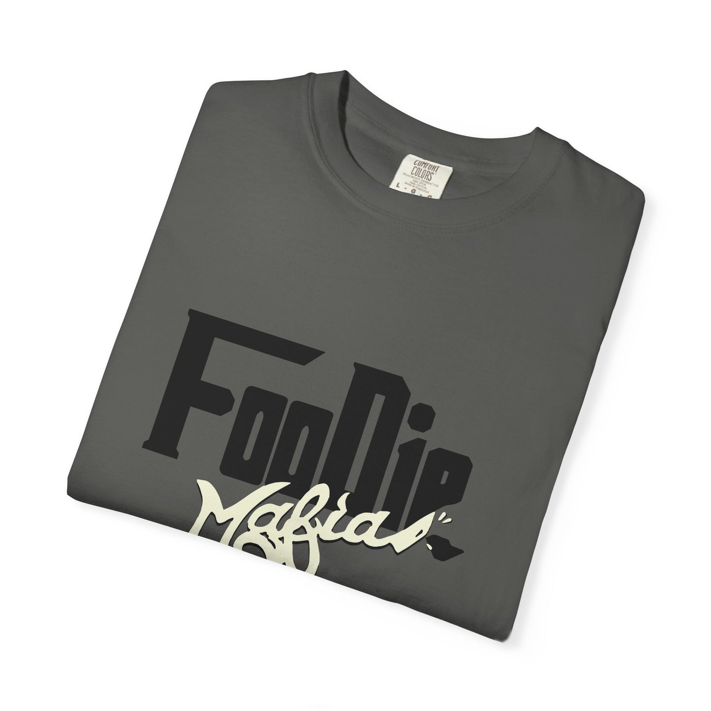 L.O.E.F Foodie Mafia Unisex Tee Shirt (Cream)
