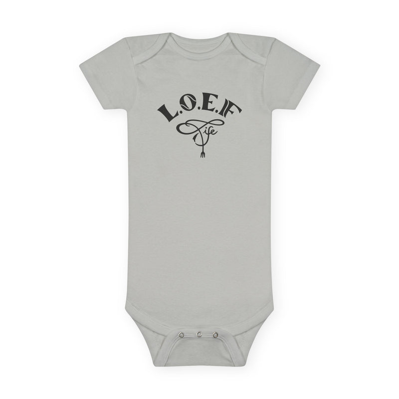L.O.E.F Foodie 4Life Baby Bodysuit  (Fiery Red)