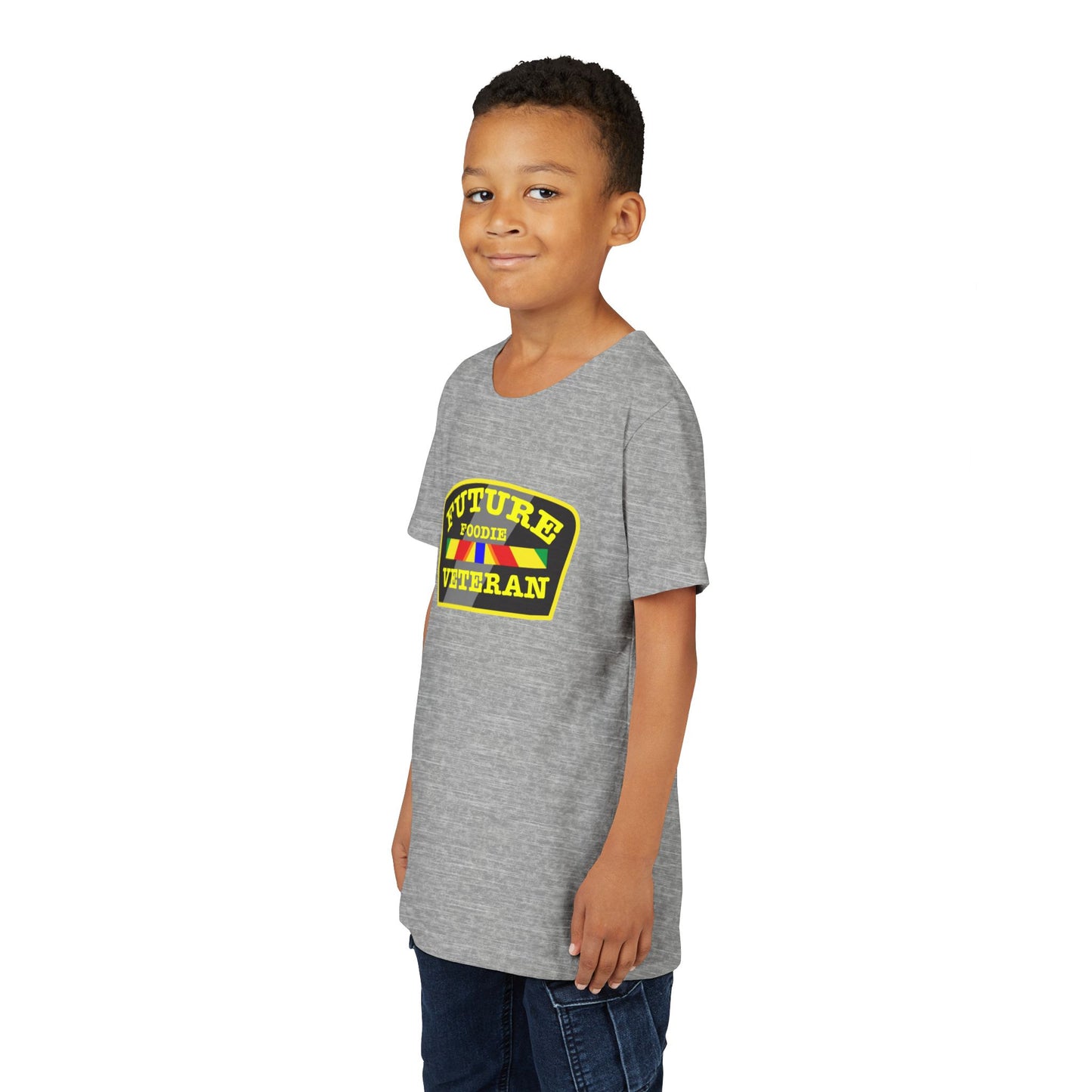 L.O.E.F Future Foodie Veteran Kids Tee Shirt (Yellow)