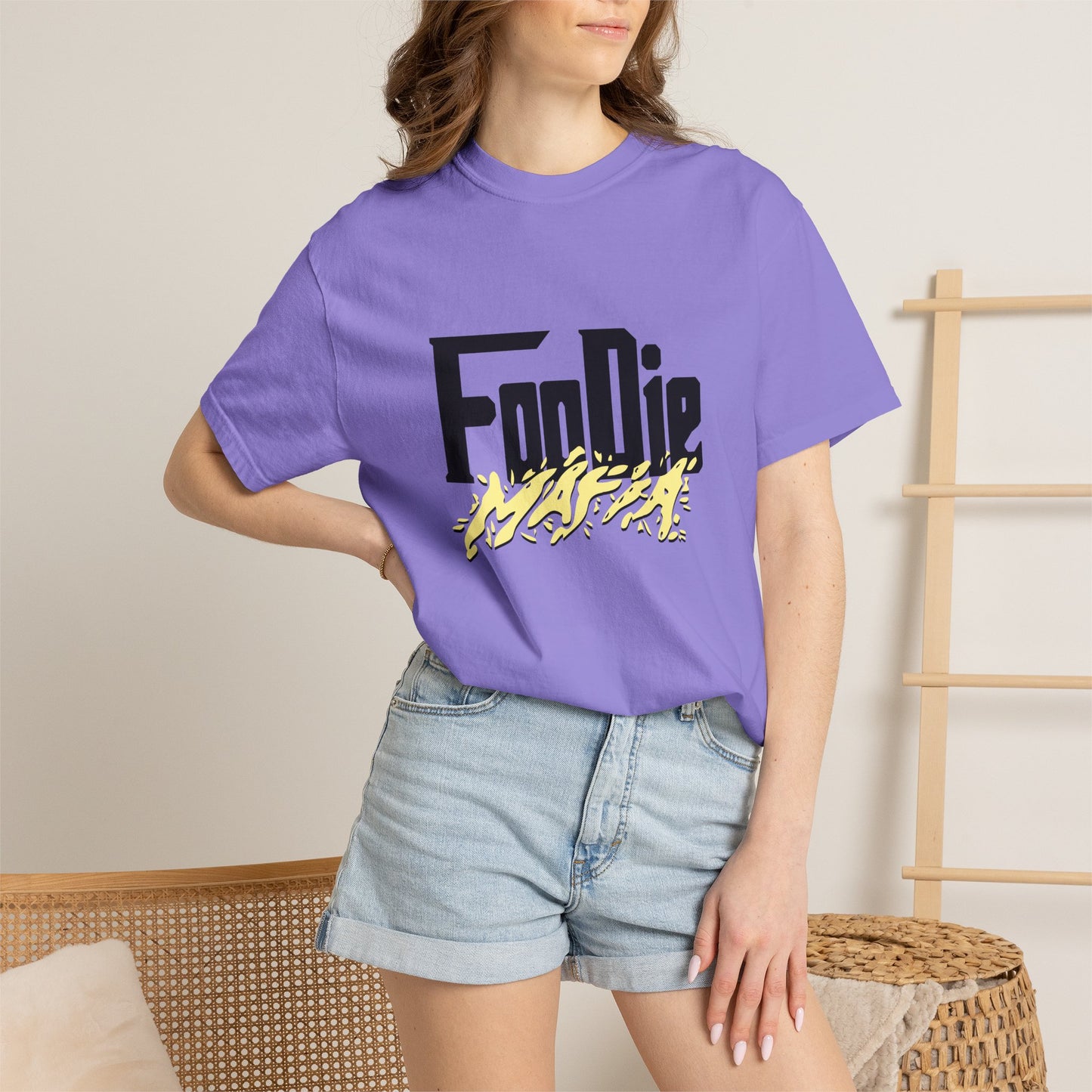 L.O.E.F Foodie Mafia Tee Shirt (Yellow)