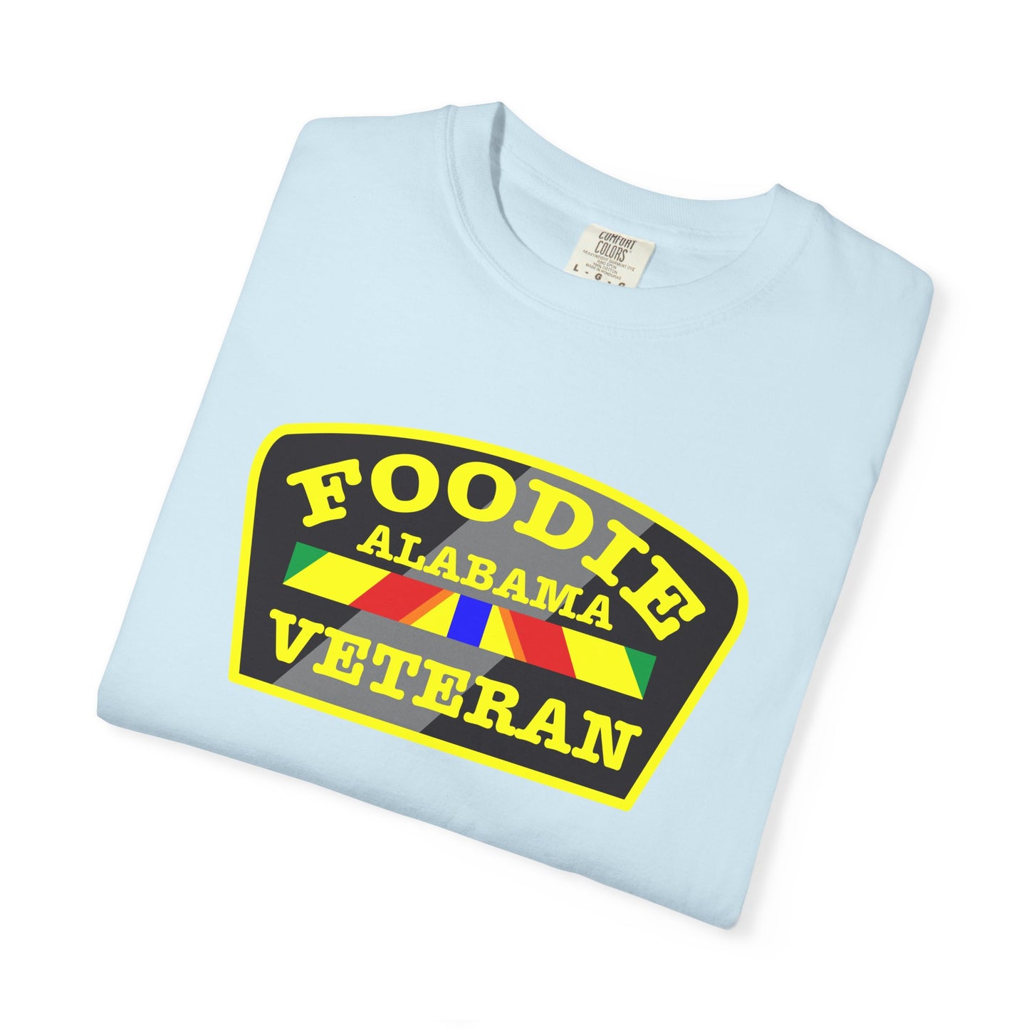 L.O.E.F Foodie Veteran ALABAMA Unisex Tee Shirt (Yellow)