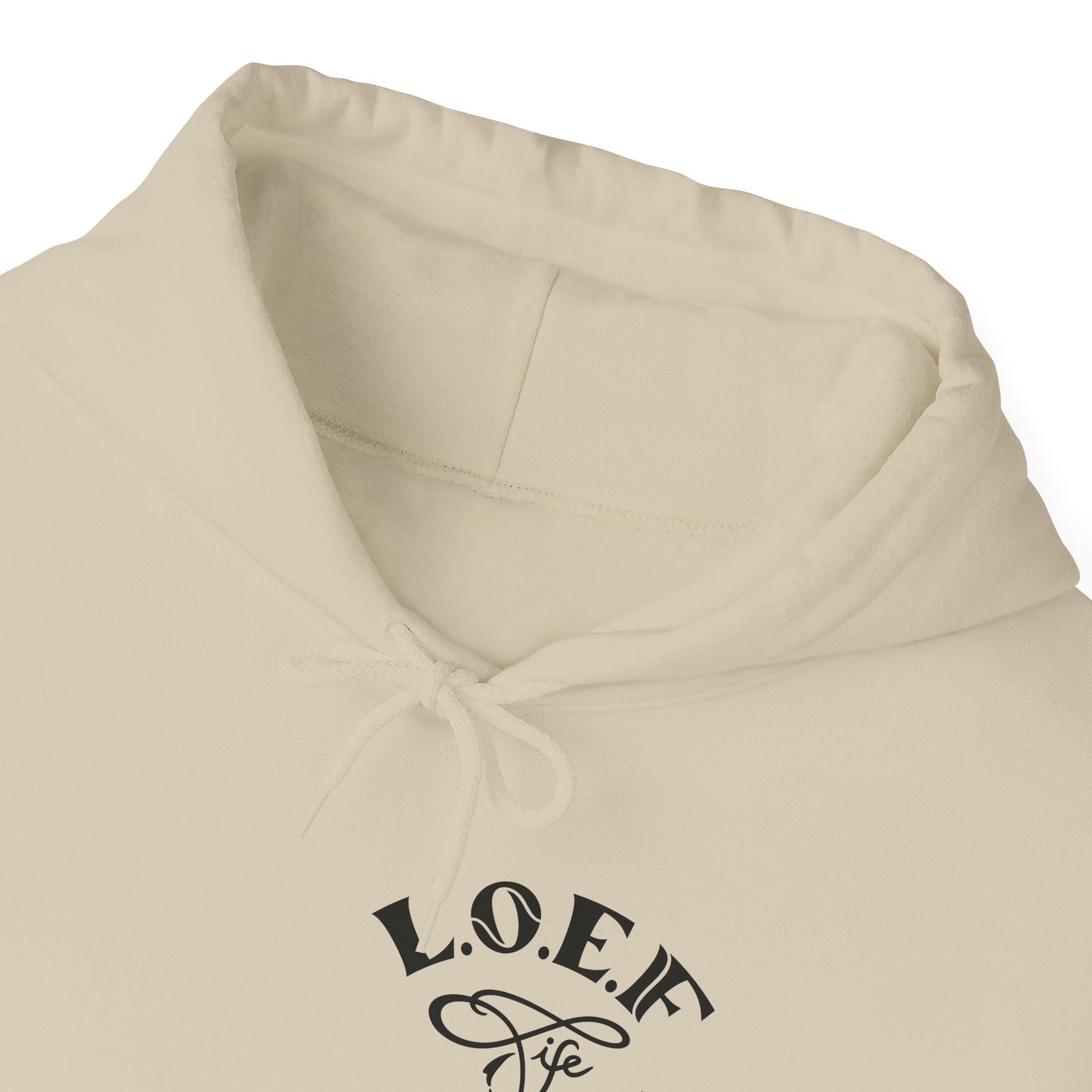 L.O.E.F Foodie 4Life Vegan Hoodie (Fiery Red)
