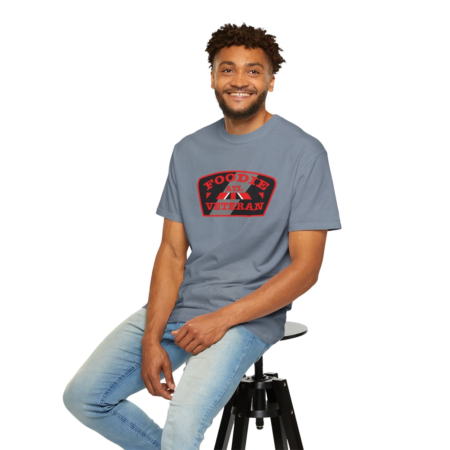 L.O.E.F Foodie Veteran ATL Unisex Tee Shirt (Red)