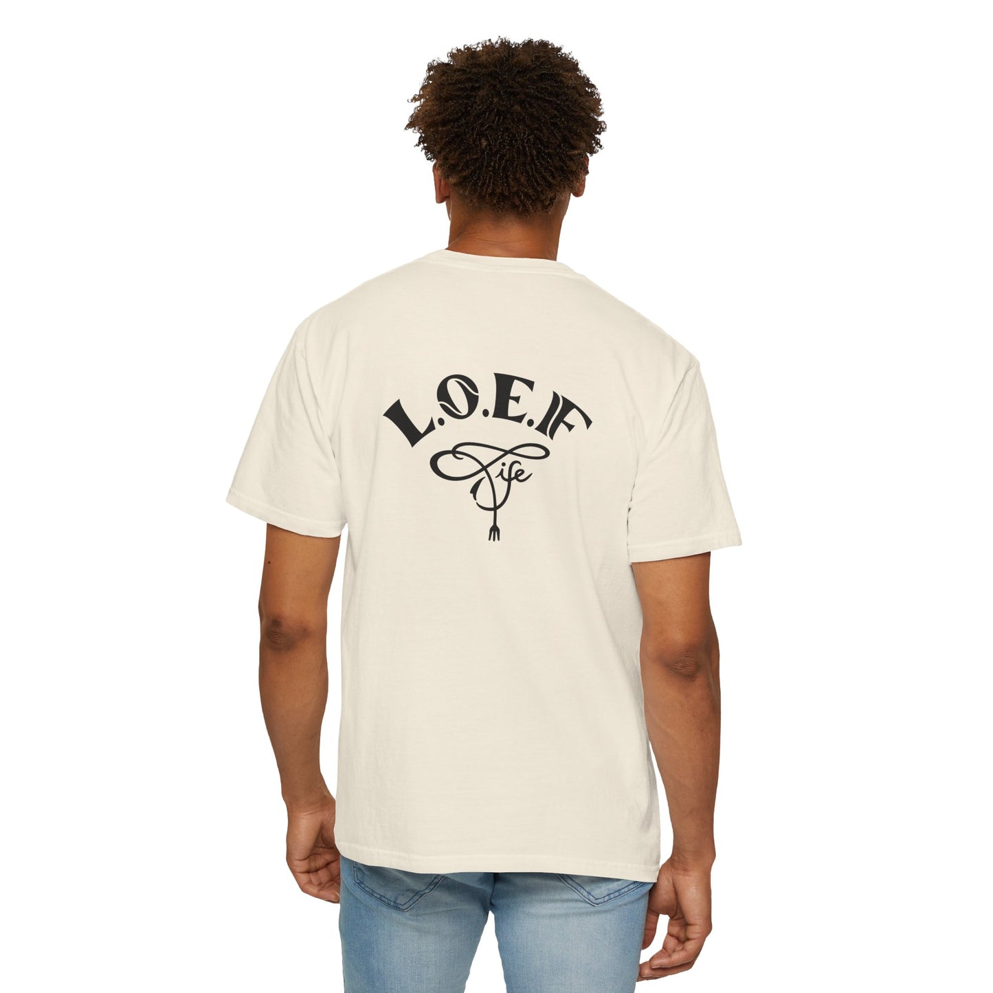 L.O.E.F Foodie Unisex Tee Shirt (Dark Brown)