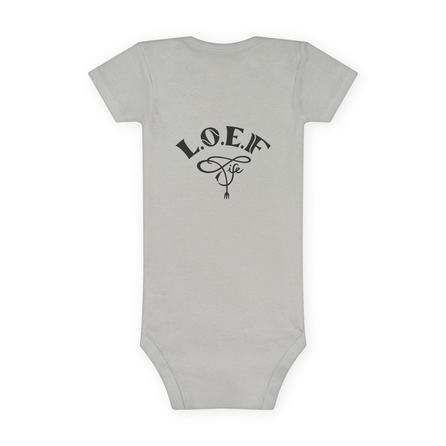 L.O.E.F Foodie 4Life Baby Bodysuit  (Fuchsia)