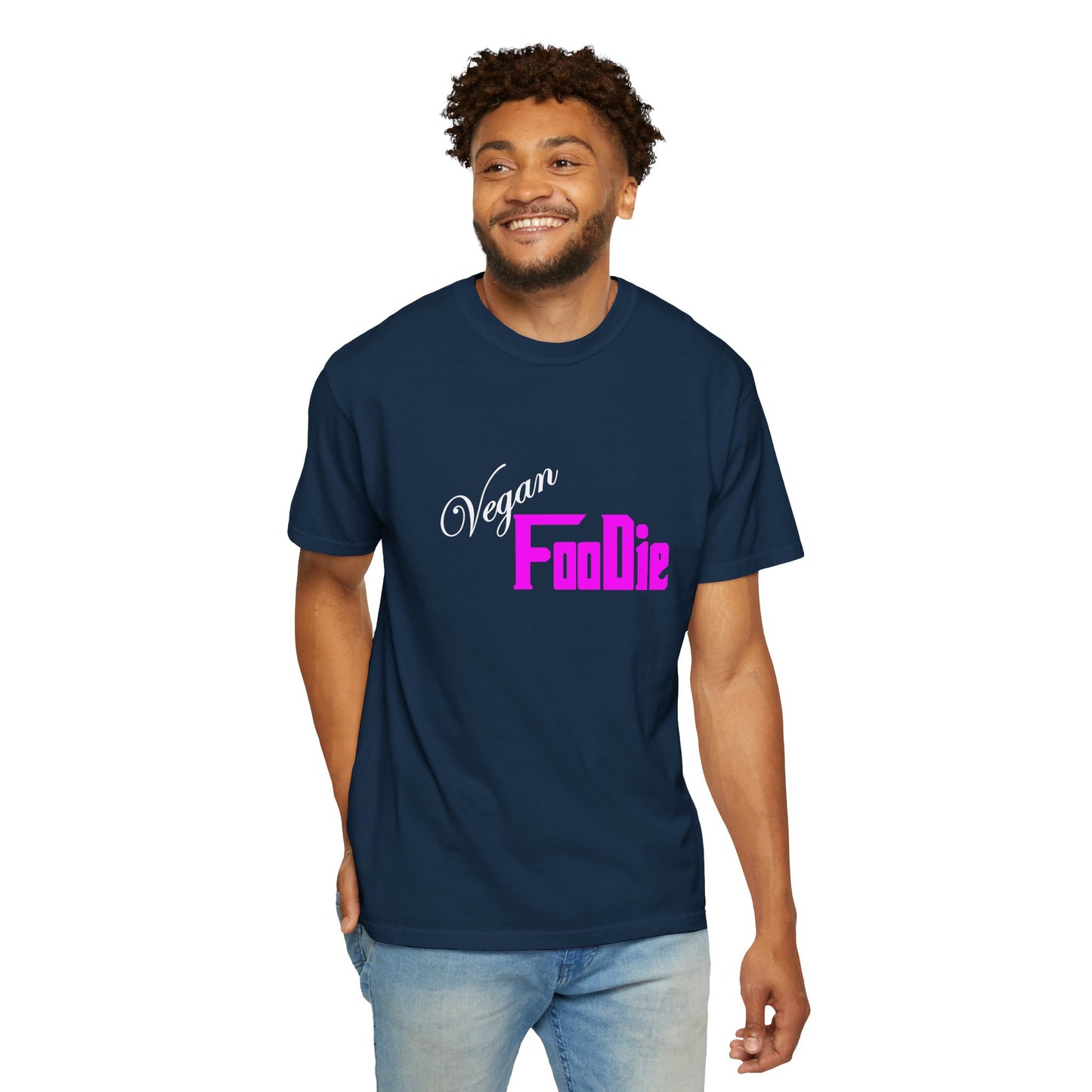 L.O.E.F Unisex Vegan Foodie Tee Shirt (Fuchsia)