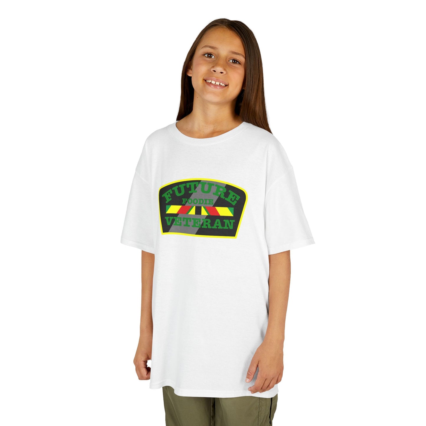 L.O.E.F Future Foodie Veteran Kids Tee Shirt (Green)