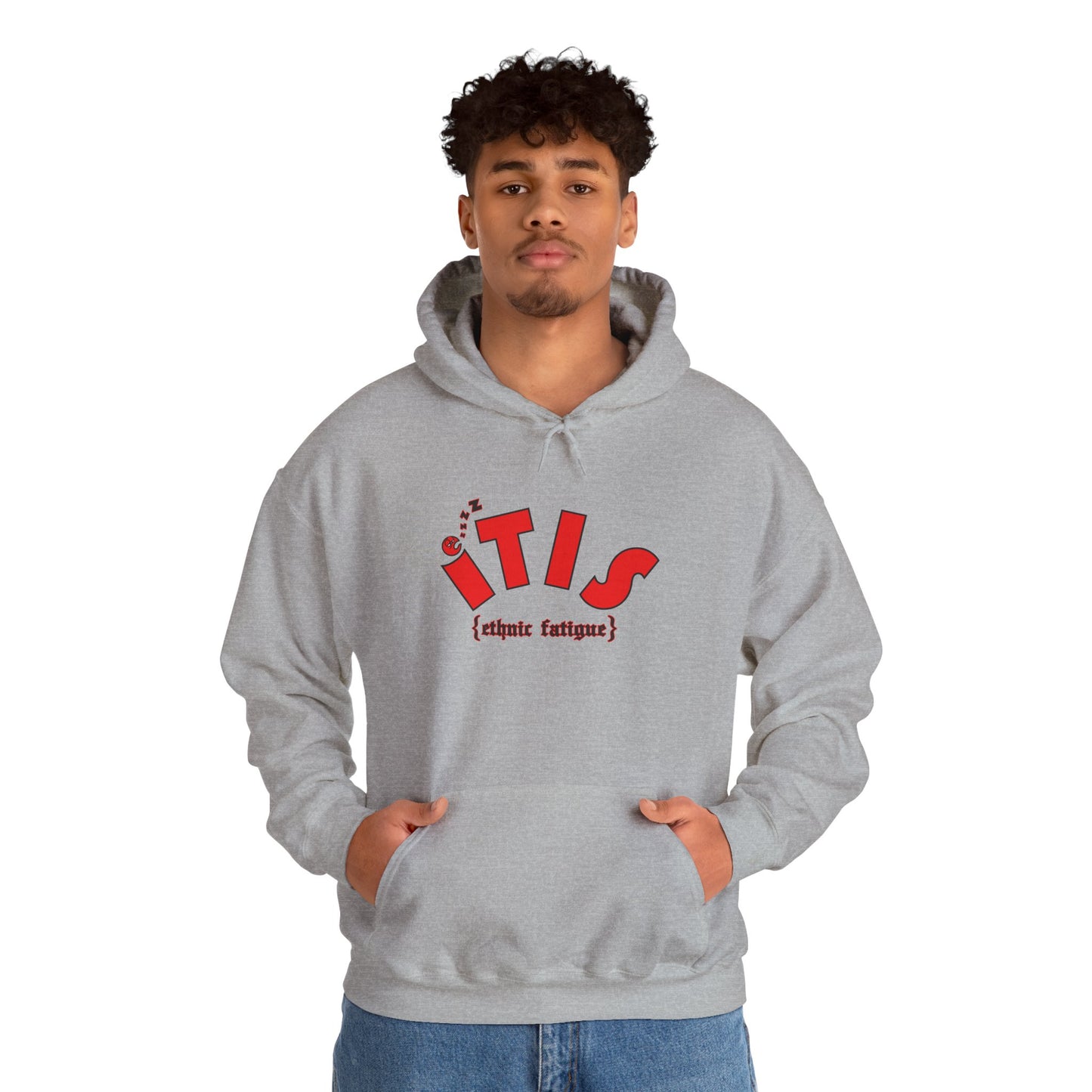 L.O.E.F ITIS Unisex Hooded Sweatshirt (Red)