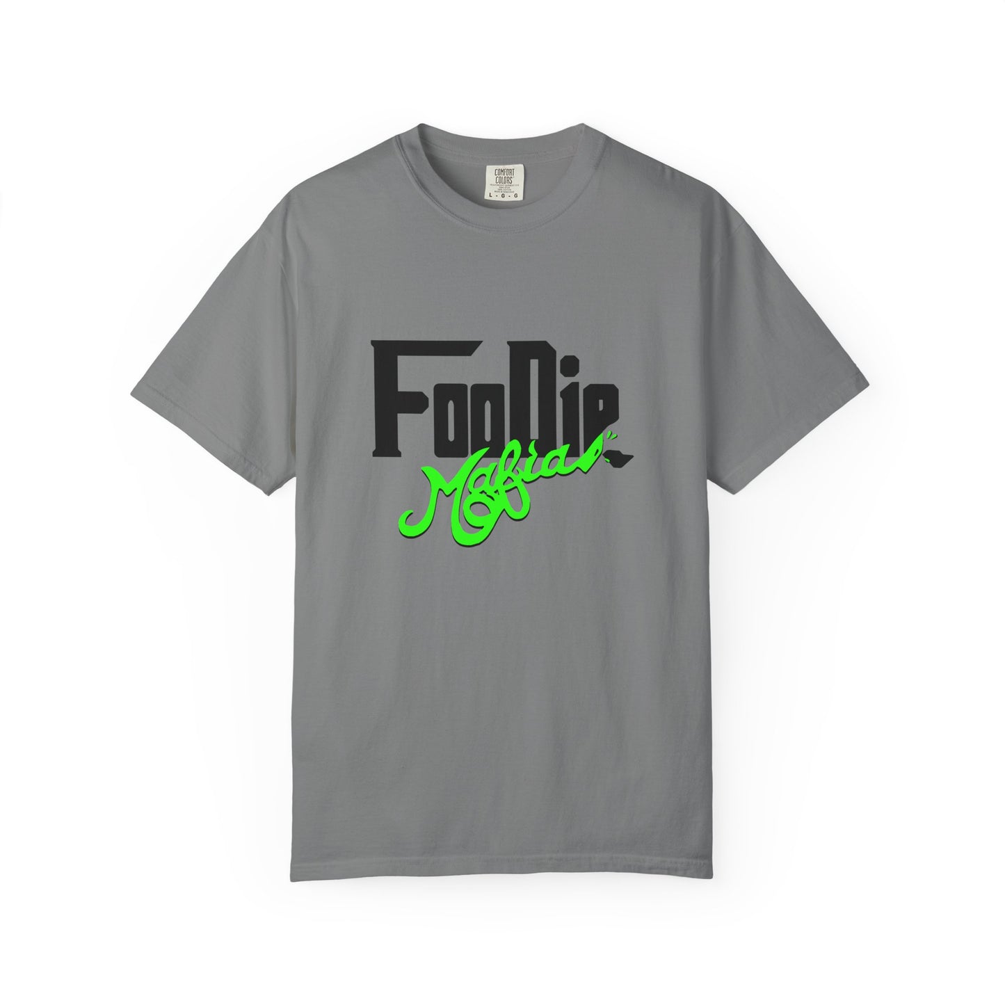 L.O.E.F Foodie Mafia Unisex Tee Shirt (Neon Green)