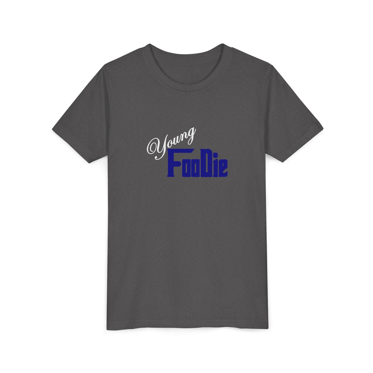 L.O.E.F White Young Foodie Kids Short Sleeve Tee (Dark Blue)