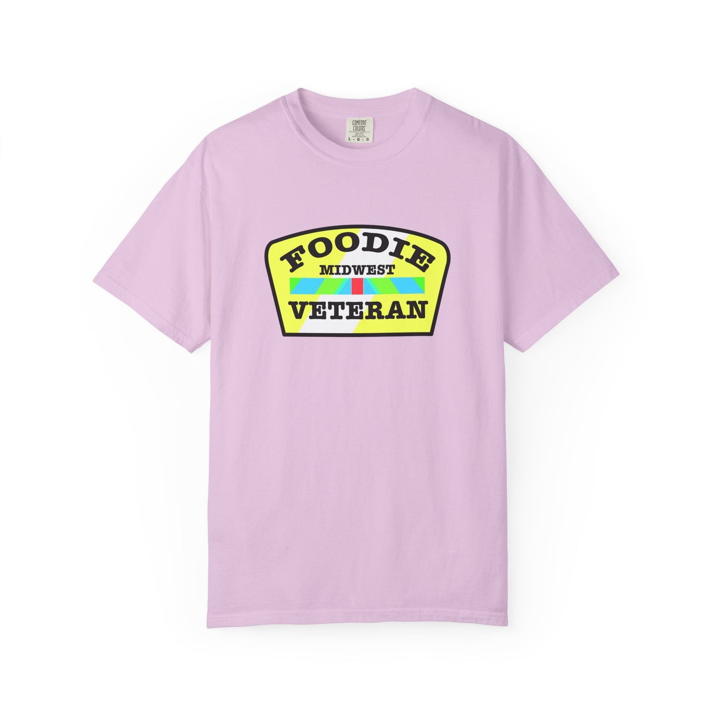 L.O.E.F Foodie Veteran MIDWEST Unisex Tee Shirt (Black and Yellow)