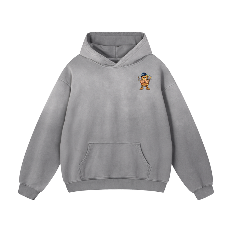 L.O.E.F. Life Chopped Cheese Heavyweight Sunfade Oversized Hoodie