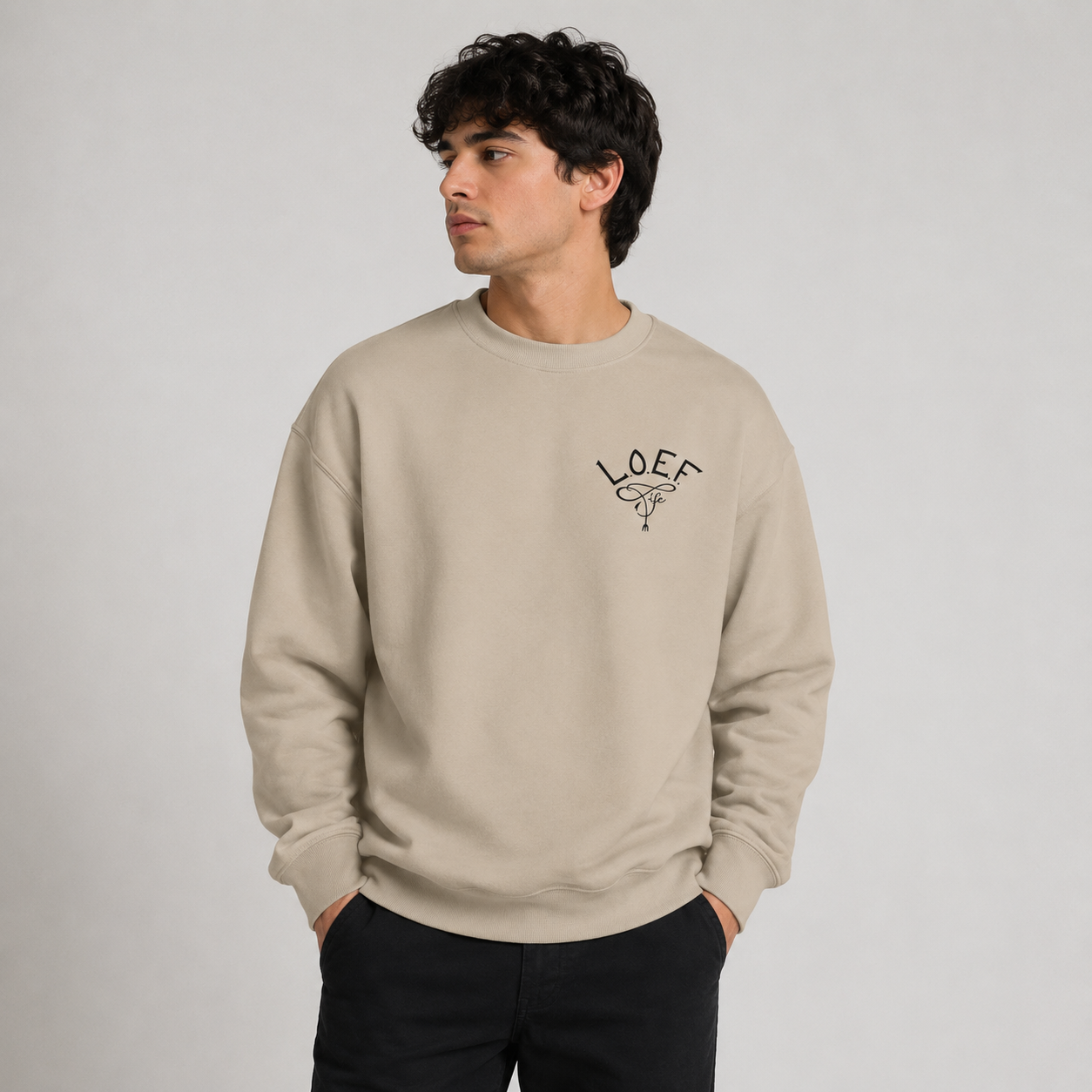 L.O.E.F Oxtail Mafia Sweatshirt (Red)