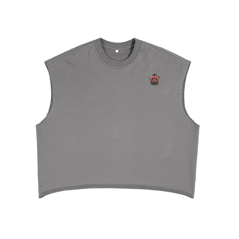 L.O.E.F. Life Oxtail Mafia French Terry Boxy Tank Top