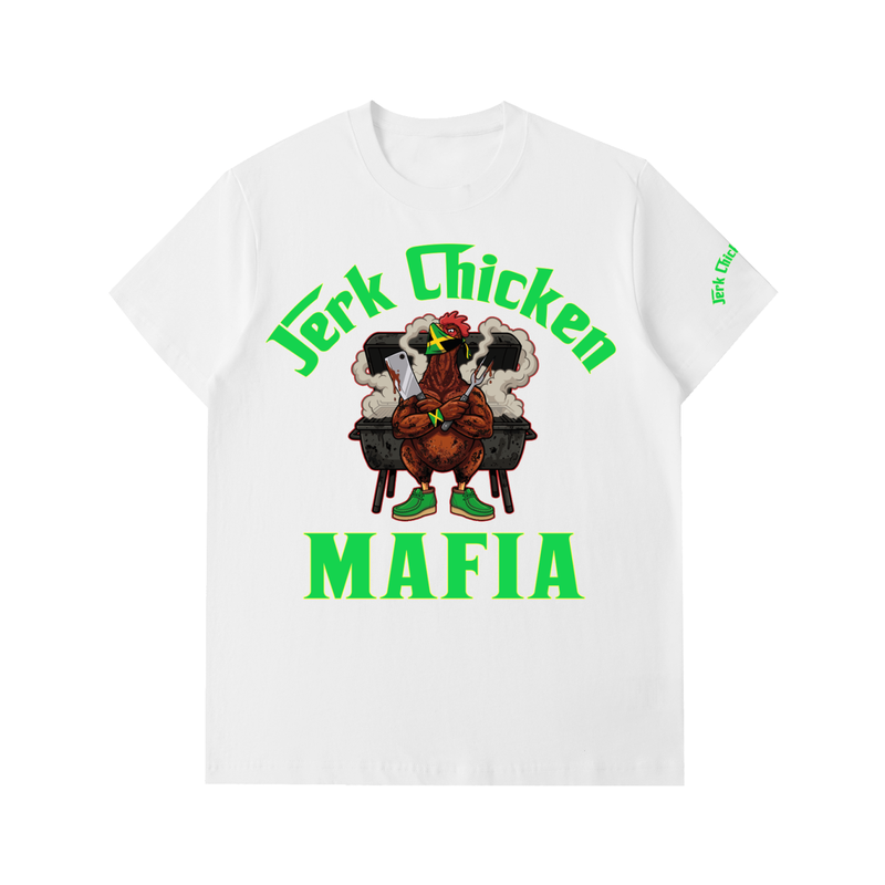 L.O.E.F. Life Jerk Chicken Essential Heavyweight Cotton T-Shirt