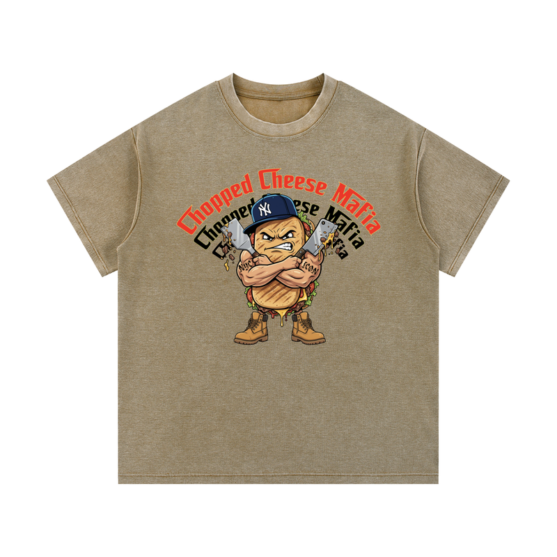 Mineral Wash Waffle Knit T-Shirt