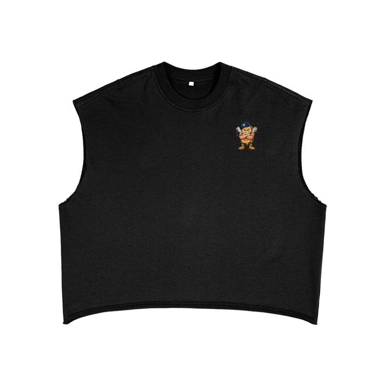 L.O.E.F. Life Chopped Cheese French Terry Boxy Tank Top