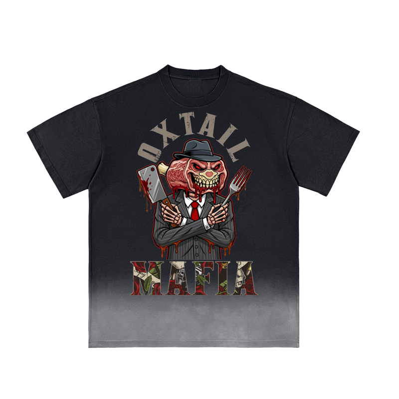 L.O.E.F. Life OXtail Mafia Sunfade Vintage Washed T-Shirt
