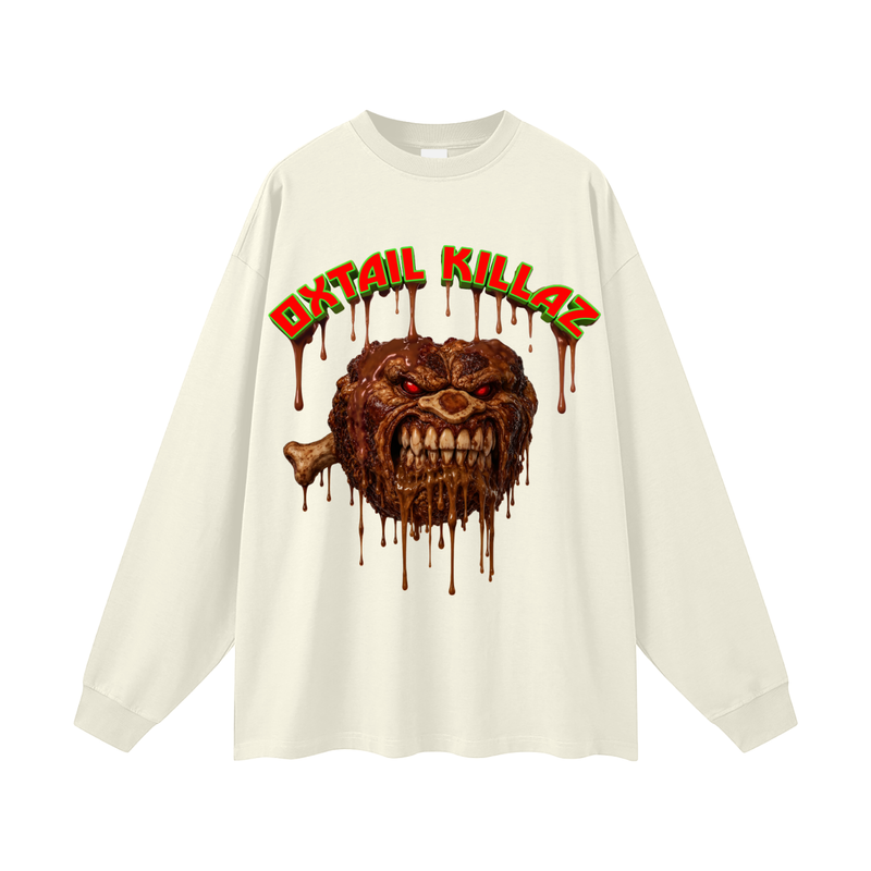 L.O.E.F. Life Oxtail Killaz Oversized Unisex Long Sleeve T-Shirt